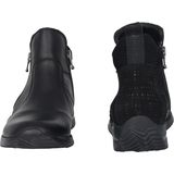 Waldlaufer - Dames Sneakers - Zwart - Leer en Suede