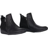 Waldläufer - Himona - Dames Laarzen - Zwart - Nubuck en Nappa Leer