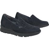 Waldläufer - H-Bruni - Dames Moccasin - Blauw - Nubuckleer