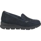 Waldläufer - H-Bruni - Dames Moccasin - Blauw - Nubuckleer