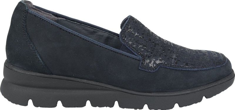 Waldläufer - H-Bruni - Dames Moccasin - Blauw - Nubuckleer