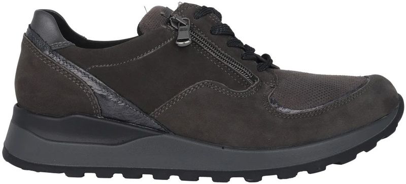 Waldläufer Hiroko - Dames Sneaker - Grijs - Bovenmateriaal Flexibel - Breedte H