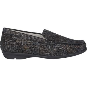 Waldläufer - Harriet - Dames Moccasin - Zwart - Nubuckleer