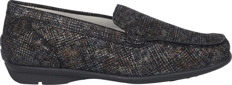 Waldläufer - Harriet - Dames Moccasin - Zwart - Nubuckleer