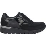 Waldläufer - K-Ramona - Dames Sneaker - Grijs - Lakleer en Suède