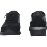 Waldläufer - K-Ramona - Dames Sneaker - Grijs - Lakleer en Suède