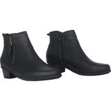 Waldläufer - Haifi - Enkellaarsjes - Zwart - Leer