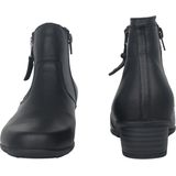 Waldläufer - Haifi - Enkellaarsjes - Zwart - Leer