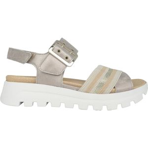 Waldläufer - H-Nele - Dames Sandaal - Zilver - Leer