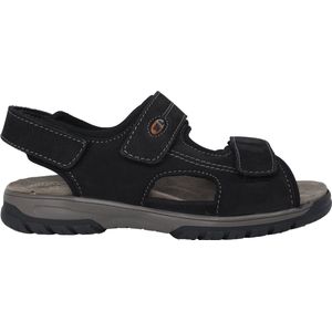 Waldläufer - Harald - Herensandaal - Zwart - Comfortbreedte H