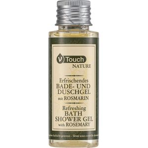 V-Touch Hotel bad- en douchegel Nature; 40 ml; beige/groen; 216 stuk / verpakking