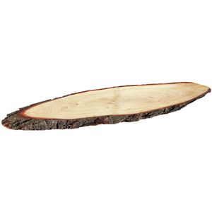 PULSIVA Houten serveerplank Takta; 55x19x2.5 cm (LxBxH); naturel; ovaal