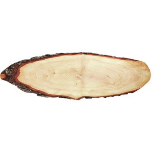 PULSIVA Houten serveerplank Takta; 79x25x2.5 cm (LxBxH); naturel; ovaal