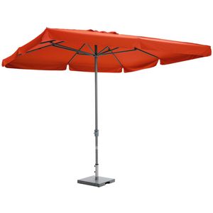 VEGA Parasol Cielo; 300x300x260 cm (LxBxH); rood; vierkant