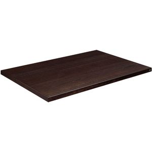 VEGA Tafelblad Sumba rechthoekig; 120x80 cm (LxB); eiken walnootboom gebeitst; rechthoekig