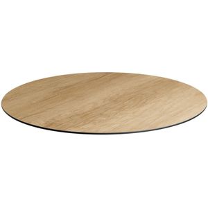 VEGA Compact tafelblad Lift rond; 60 cm (Ø); eiken/naturel; rond