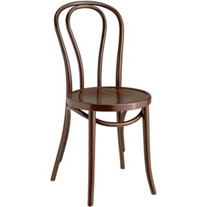 VEGA Bentwood stoel Nella; 44x53.5x88 cm (BxDxH); walnoot; 2 stuk / verpakking