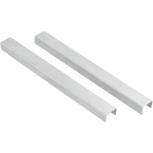 VEGA Beschermstrip 4-delig; 55x2.6x1.6 cm (LxDxH); zilver; rechthoekig