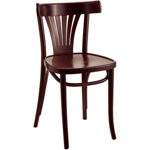 VEGA Houten stoel Alina; 43x45x79 cm (BxDxH); walnoot; 2 stuk / verpakking