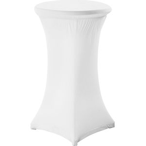 PULSIVA Stretch tafelhoezen Onyx 2-delig; 70x110 cm (ØxL); wit