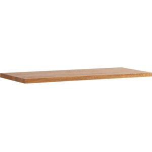 VEGA Massief houten tafelblad Torres rechthoekig; 100x40x3 cm (LxBxH); antiek eiken; rechthoekig