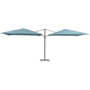 VEGA Dubbele parasol Levanto; 629x300x270 cm (LxBxH); turquoise