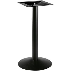 PULSIVA Tafelonderstel Rondo rond; 55x72 cm (ØxH); zwart; rond
