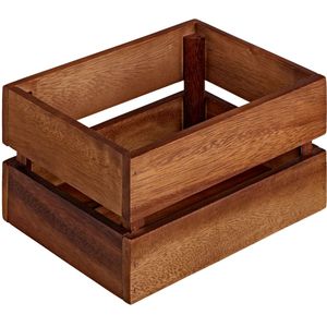 VEGA Houten kist Wantage zonder grepen acacia; 20x15x10 cm (LxBxH); acacia bruin