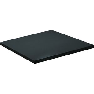 Topalit Tafelblad Werzalit-Topalit vierkant 80 x 80 cm; 60x60 cm (LxB); zwart; vierkant