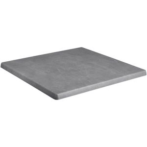 Topalit Tafelblad Werzalit-Topalit vierkant ; 70x70 cm (LxB); beton; vierkant
