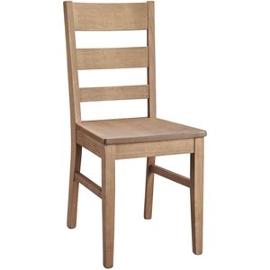 PULSIVA Houten stoel Fact; 41.5x56.5x93 cm (BxDxH); eiken; 2 stuk / verpakking