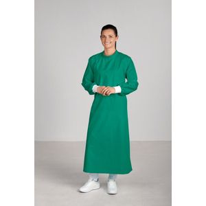 JOBELINE Isolatiejas met drukknopen en linten; Kledingmaat universeel; groen