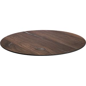 VEGA Compact tafelblad Lift rond; 60 cm (Ø); donkerbruin; rond