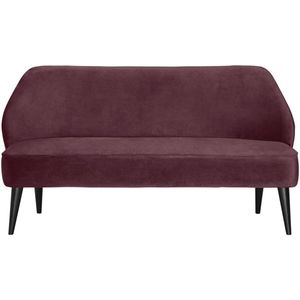 VEGA 3-zits sofa Lasse fluweel; 155x60x82 cm (BxDxH); zitting violet