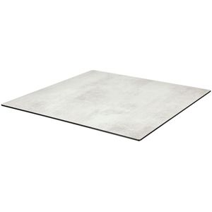 VEGA Tafelblad Compact Lift vierkant; 80x80 cm (LxB); steengrijs; vierkant