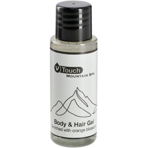 VEGA Douchegel en shampoo V-Touch Mountain Spa 2-in-1; 30 ml; transparant; 210 stuk / verpakking