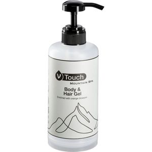 VEGA Pompdispenser V-Touch Mountain Spa voor douchegel en shampoo; 400ml; transparant; 15 stuk / verpakking