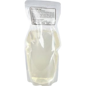 V-Touch Douchegel en shampoo Mountain Spa 2-in-1 navulzakje; 400 ml; transparant; 18 stuk / verpakking