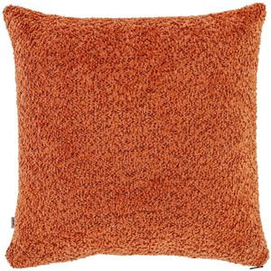 VEGA Sierkussenhoes Caso Bouclé; 40x40 cm (BxL); terracotta; vierkant