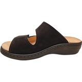 Longo - 1135535 - Dames Slides Slippers - Zwart - Materiaal: Kunststof