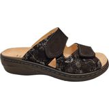 Longo - 1135535 - Dames Slides Slippers - Zwart - Materiaal: Kunststof