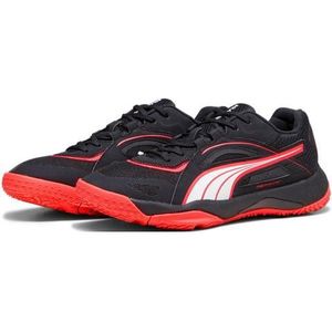 PUMA Unisex Solarstrike Ii Indoor Court Schoen, Puma Black Fire Orchid PUMA Wit, 44 EU