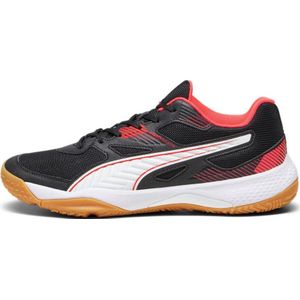 Puma Solarflash II Zaalsportschoenen Zwart/Rood/Wit