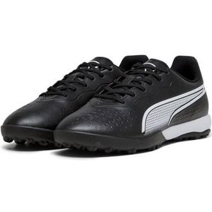 PUMA Unisex King Match Tt voetbalschoen, Puma Zwart Puma Wit, 47 EU