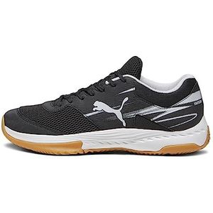 PUMA Varion Ii Indoor sportschoen uniseks-volwassene, PUMA BLACK-COOL LIGHT GRAY-YELLOW BLAZE-GUM, 38 EU