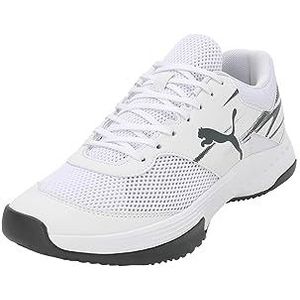 PUMA Varion Ii Indoor sportschoen uniseks-volwassene, PUMA WHITE-SHADOW GRAY, 48 EU