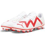 PUMA Future Play Fg/Ag voetbalschoen voor heren, Puma Witte Vuur Orchidee, 45 EU