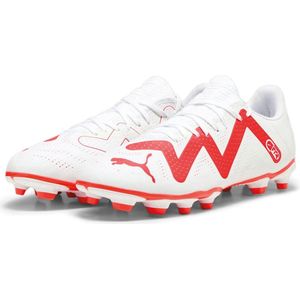 PUMA Future Play Fg/Ag voetbalschoen voor heren, Puma Witte Vuur Orchidee, 45 EU