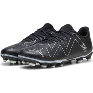 PUMA FUTURE PLAY FG/AG Heren Sportschoenen - Zwart/Zilver - Maat 44