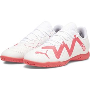 PUMA FUTURE PLAY IT Jr Kinder Sportschoenen - Wit/Roze - Maat 28